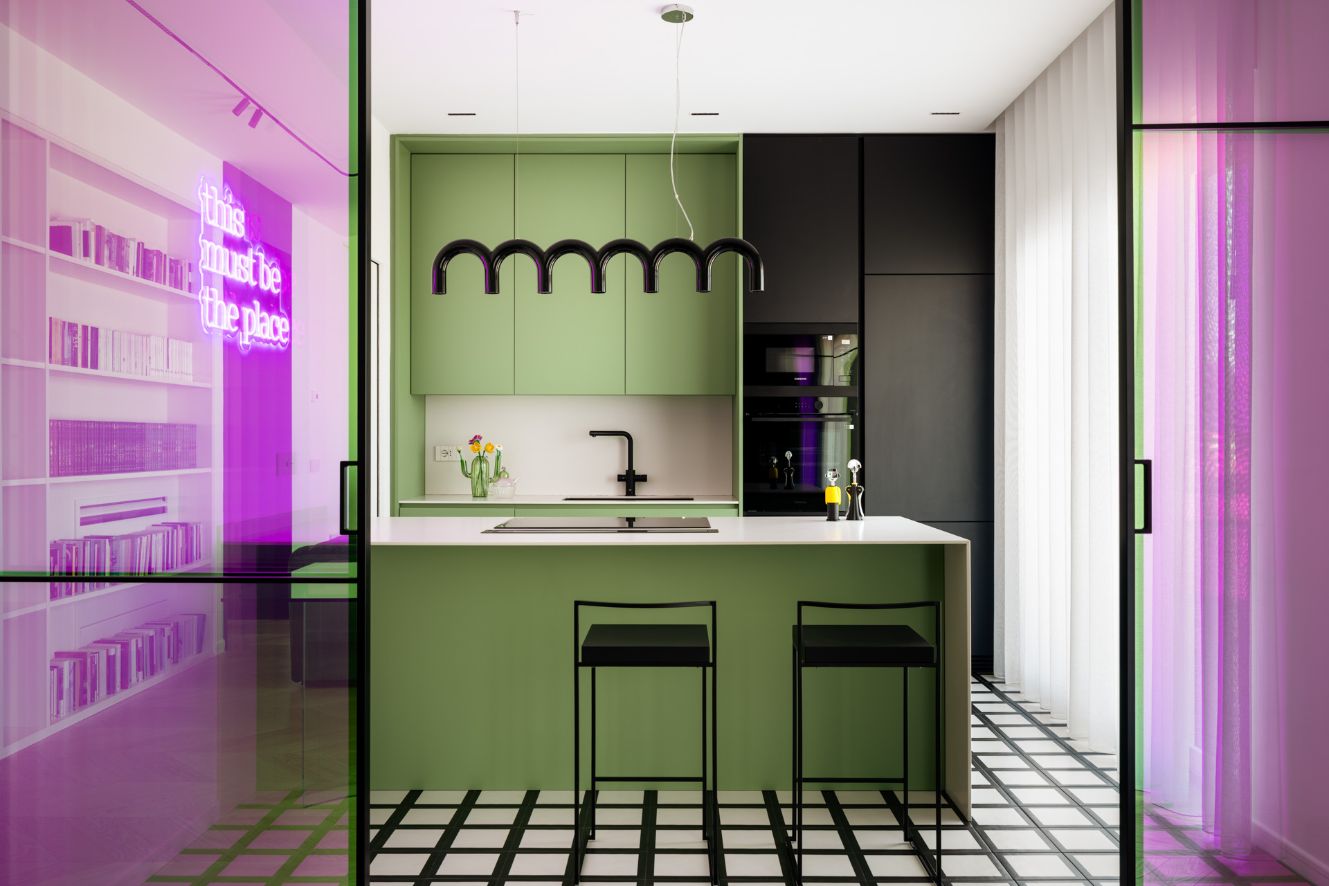 Chromatic Light: Casa Kaleido Reimagines A Naples Apartment Through Color And Daylight