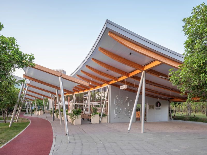 Three Pavilions, One Park: Geometric Variations on Community Space