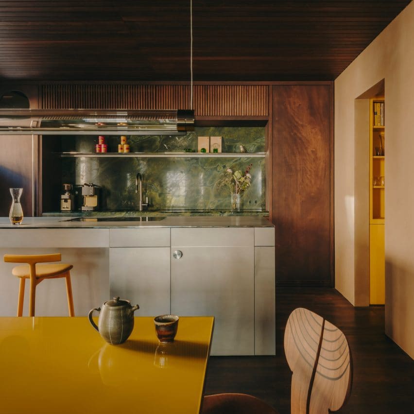 A Townhouse Designed Like a Film Set