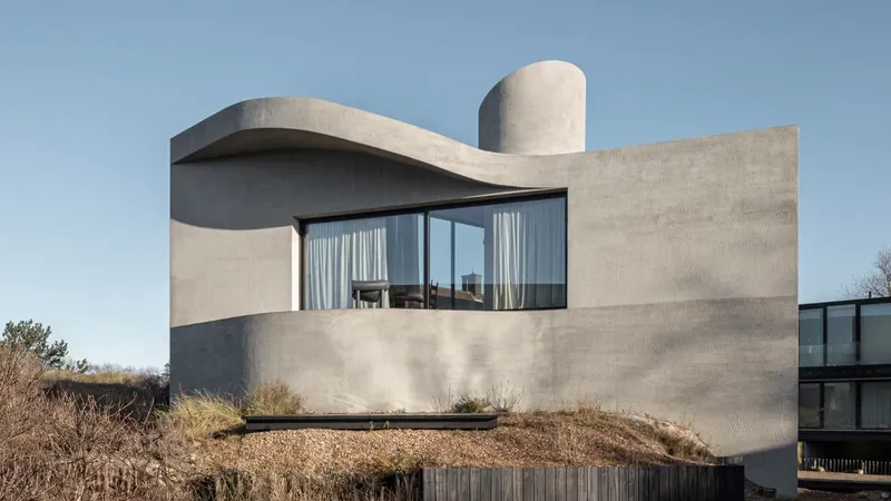 Shaped By Tide And Time: Inside Belgium’s Sculptural Concrete Seaside Villa