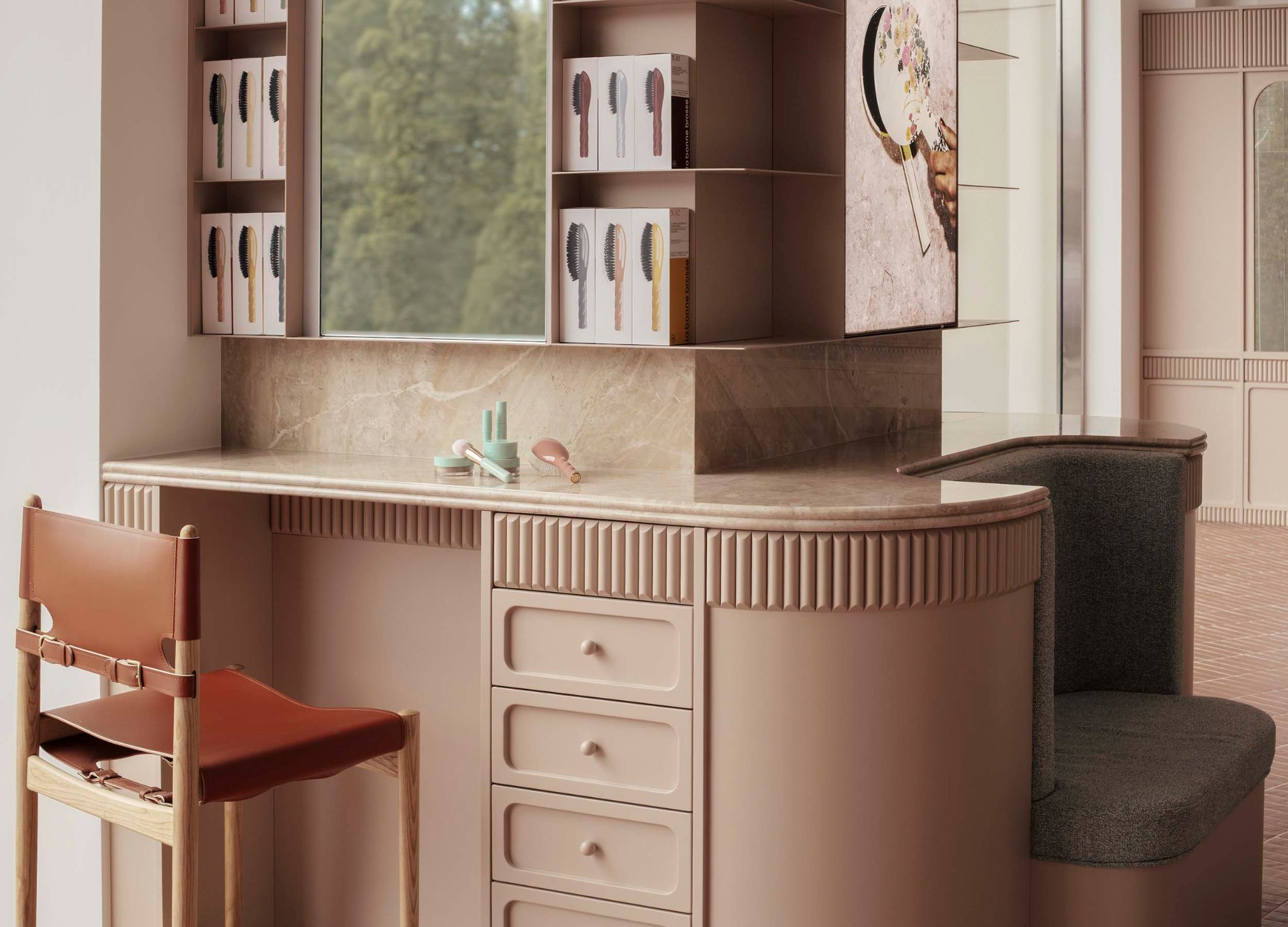 ODAMI Reimagines the Apothecary for Living Beauty’s Luxury Retail Space
