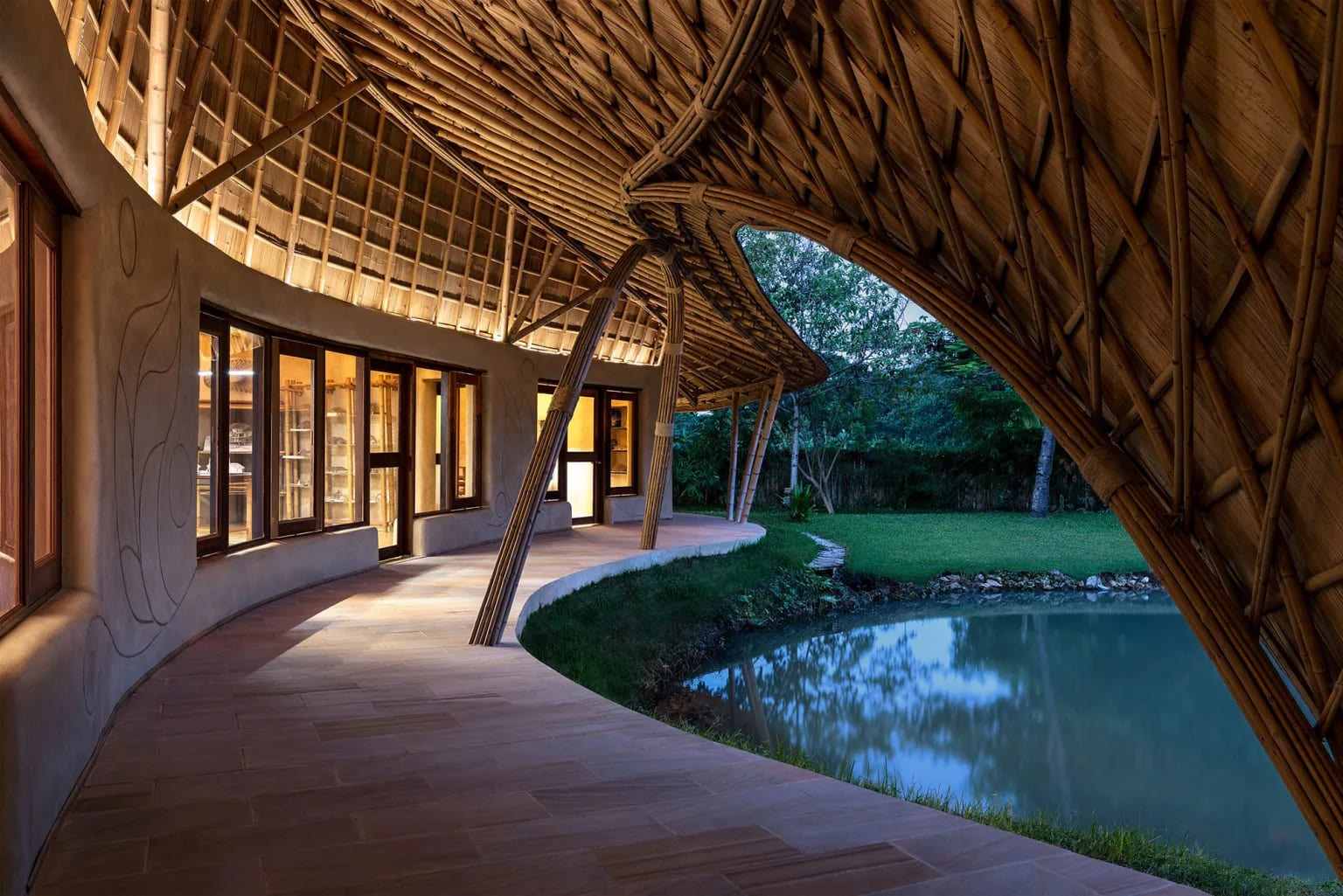 Bamboo and Adobe Architect Office by Chiangmai Life Architects Explores Craft, Climate, and Earthen Architecture