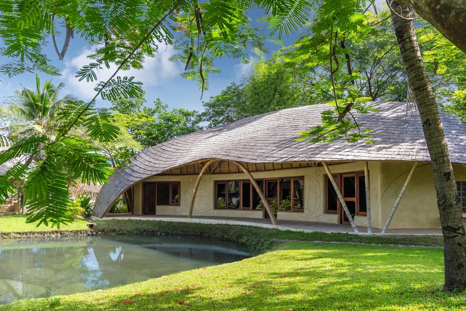Bamboo and Adobe Architect Office by Chiangmai Life Architects Explores Craft, Climate, and Earthen Architecture