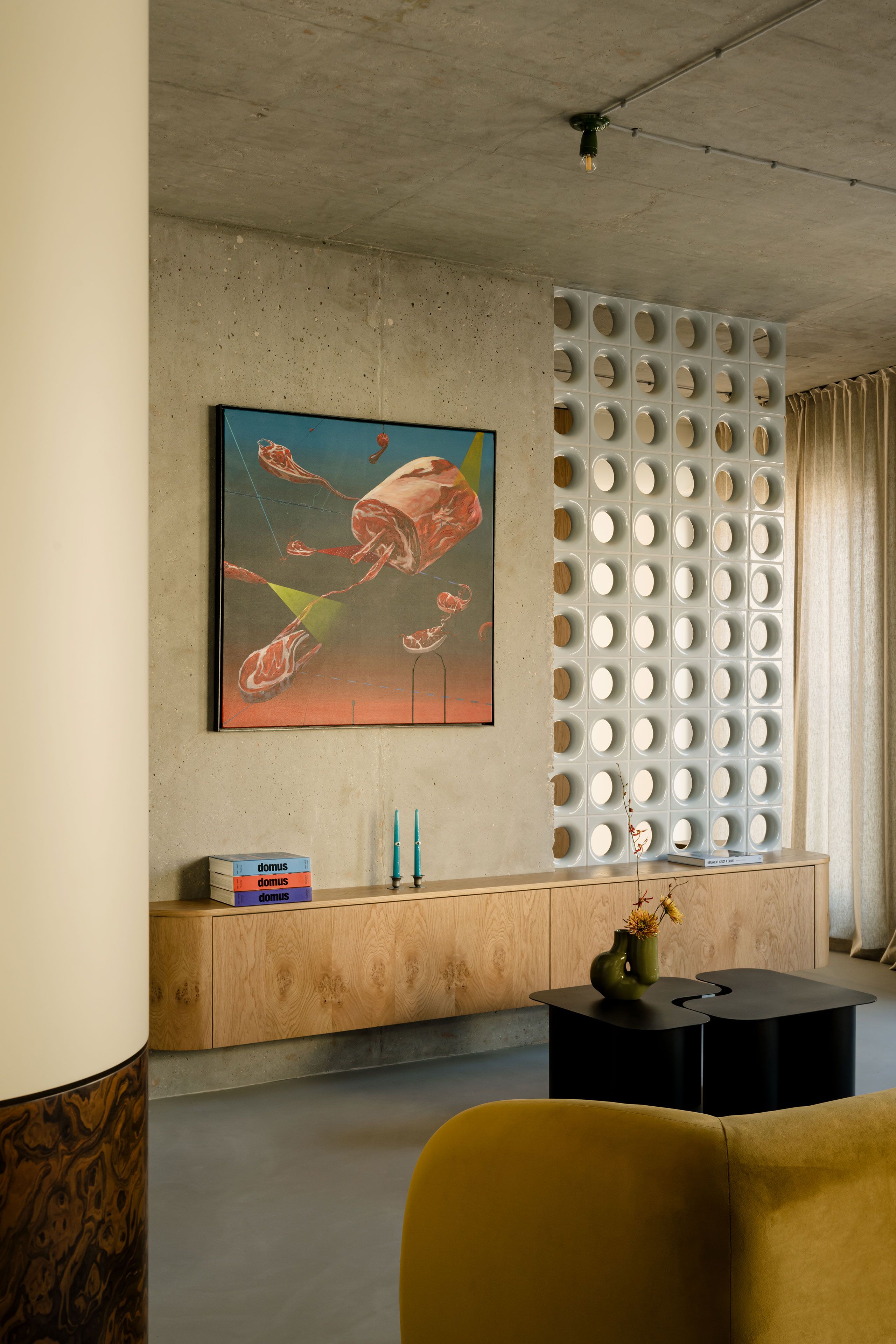 Concrete & Curiosity: Inside A Maximalist Apartment At Port Praski, Warsaw