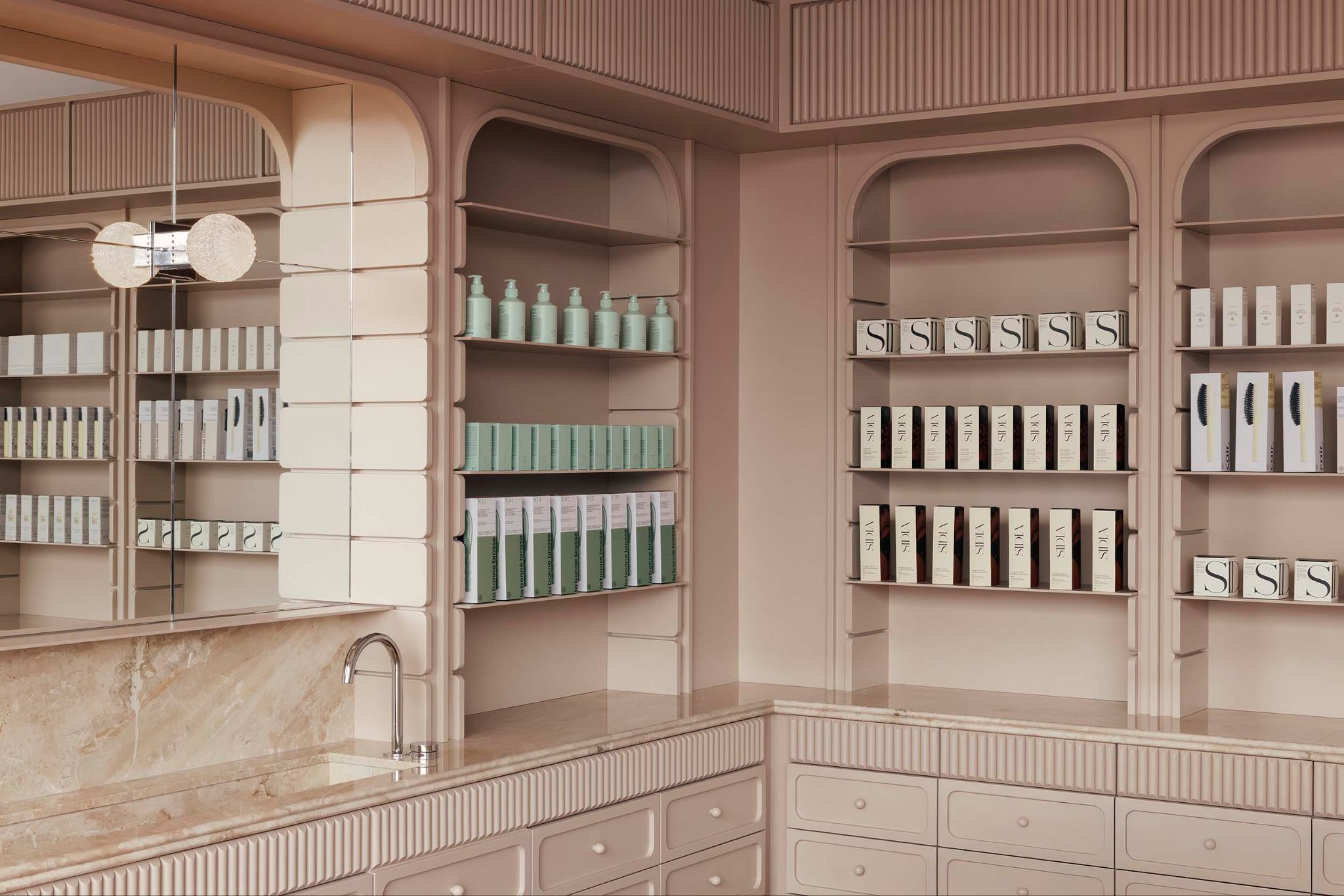 ODAMI Reimagines the Apothecary for Living Beauty’s Luxury Retail Space