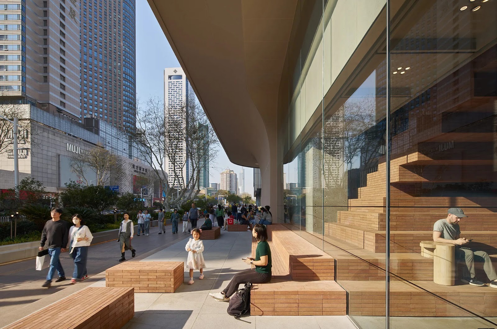 Zara Nanjing Xinjiekou Flagship as an Urban Interior for the City