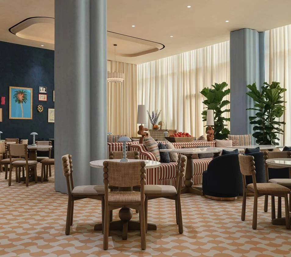 IDST Blends Mediterranean Ease with Expressive Memphis Geometry in Dubai’s WAVE