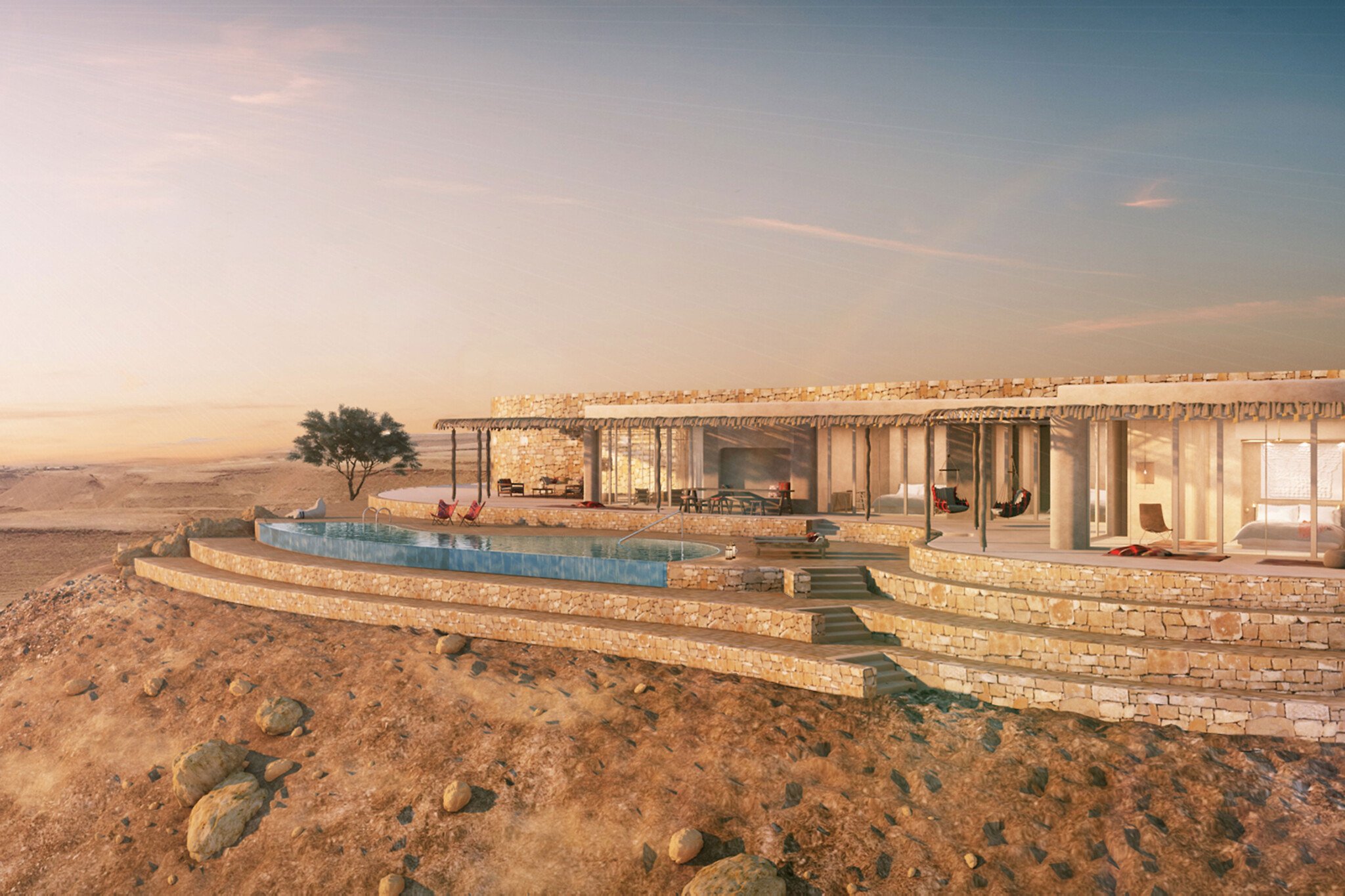 Thermal Clay Walls In Wellness Resorts