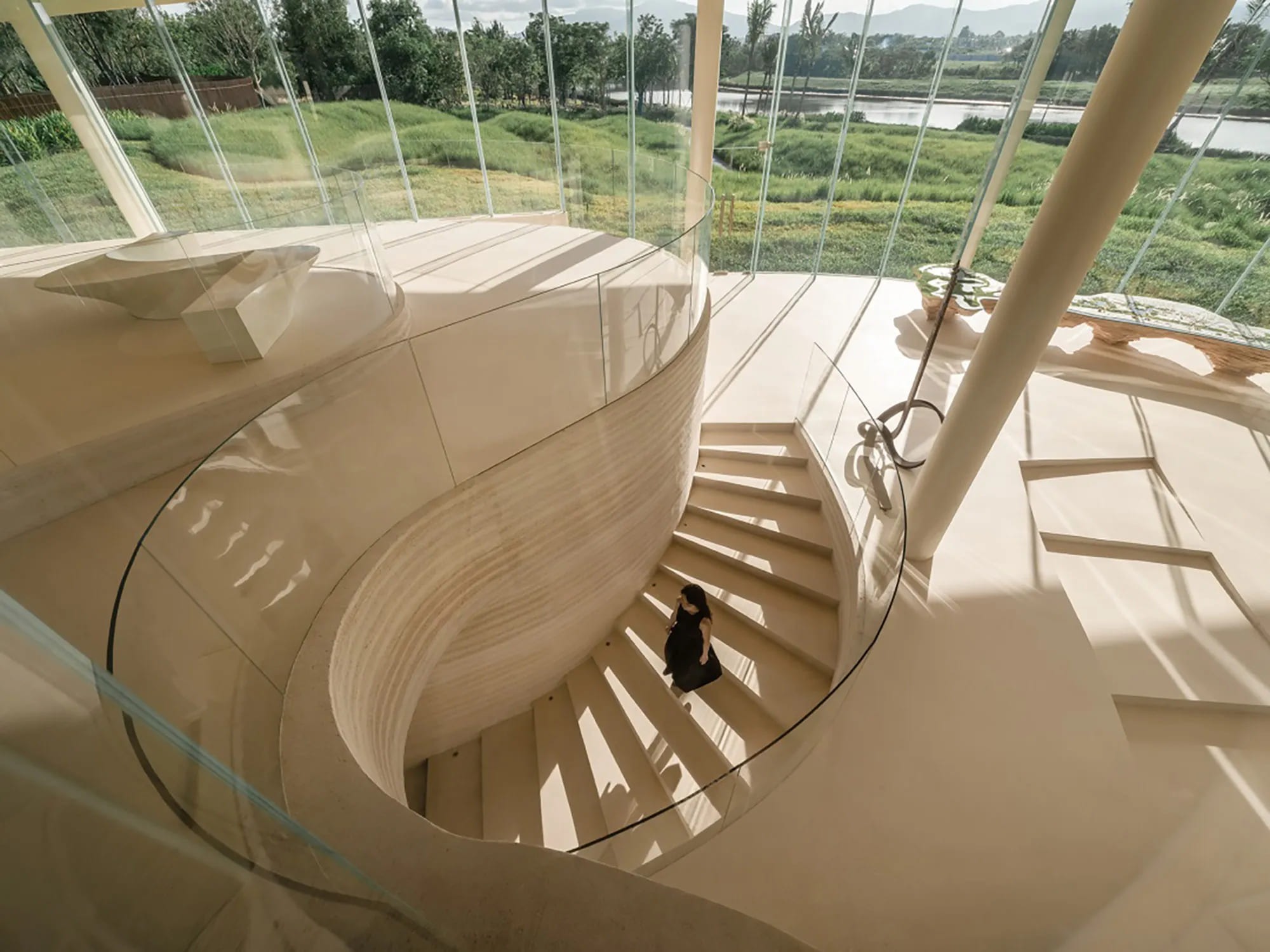 The Horizontal Ghost: E PLUS DESIGN Blurs the Waterline at Haitang River
