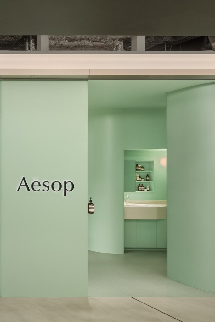 Retro-Futurism Meets Organic Harmony: TORAFU ARCHITECTS’ Aesop NEWoMan Takanawa
