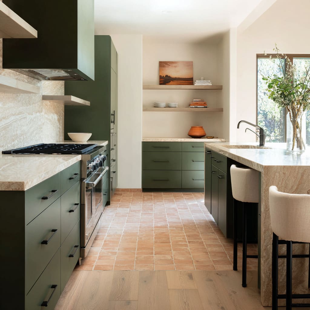 Grounded In Warmth: 5 Kitchen Flooring Trends Defining 2026