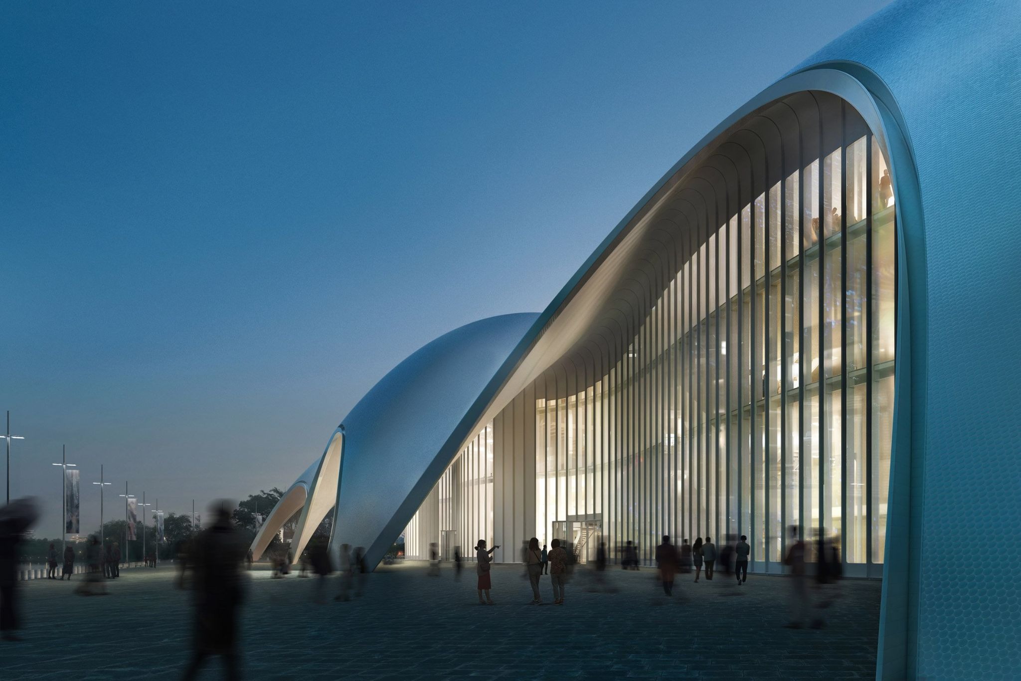 The Levitation of Sound: Renzo Piano and PTW Sculpt an 'Isola della Musica' on Hanoi’s Waters