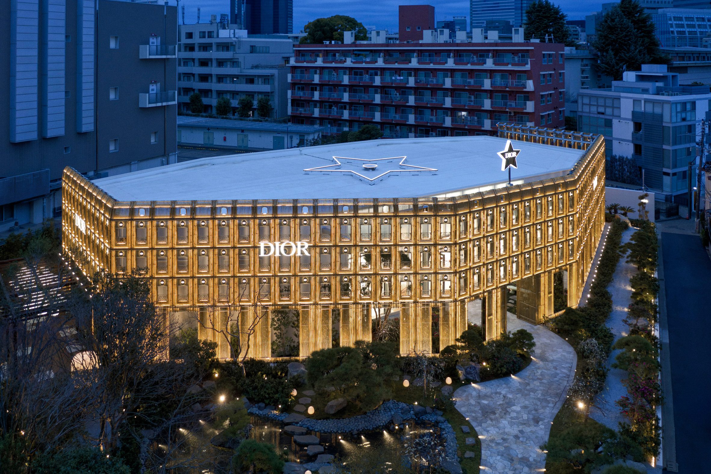 Golden Grove: Dior Bamboo Pavilion As An Immersive Garden Of Fashion And Craft In Tokyo