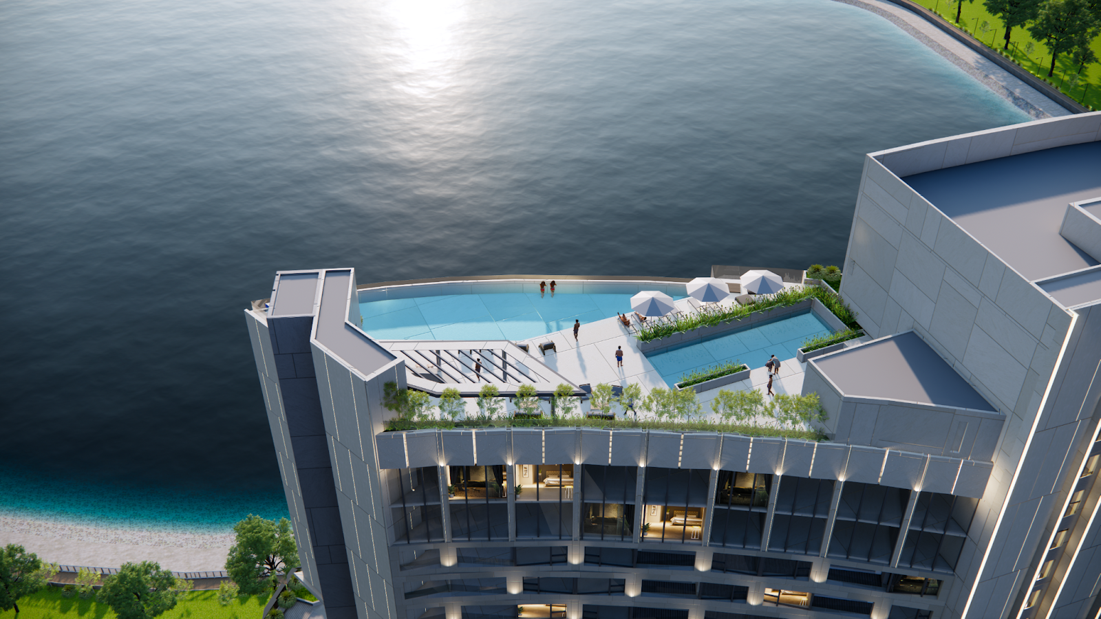 Dhawa Hanoi and The Lakeside Complex: A Landmark Development Overlooking a Lake, Featuring a Five-Star Hotel and LEED-Certified Office Building, Master Planned and Designed by RSP