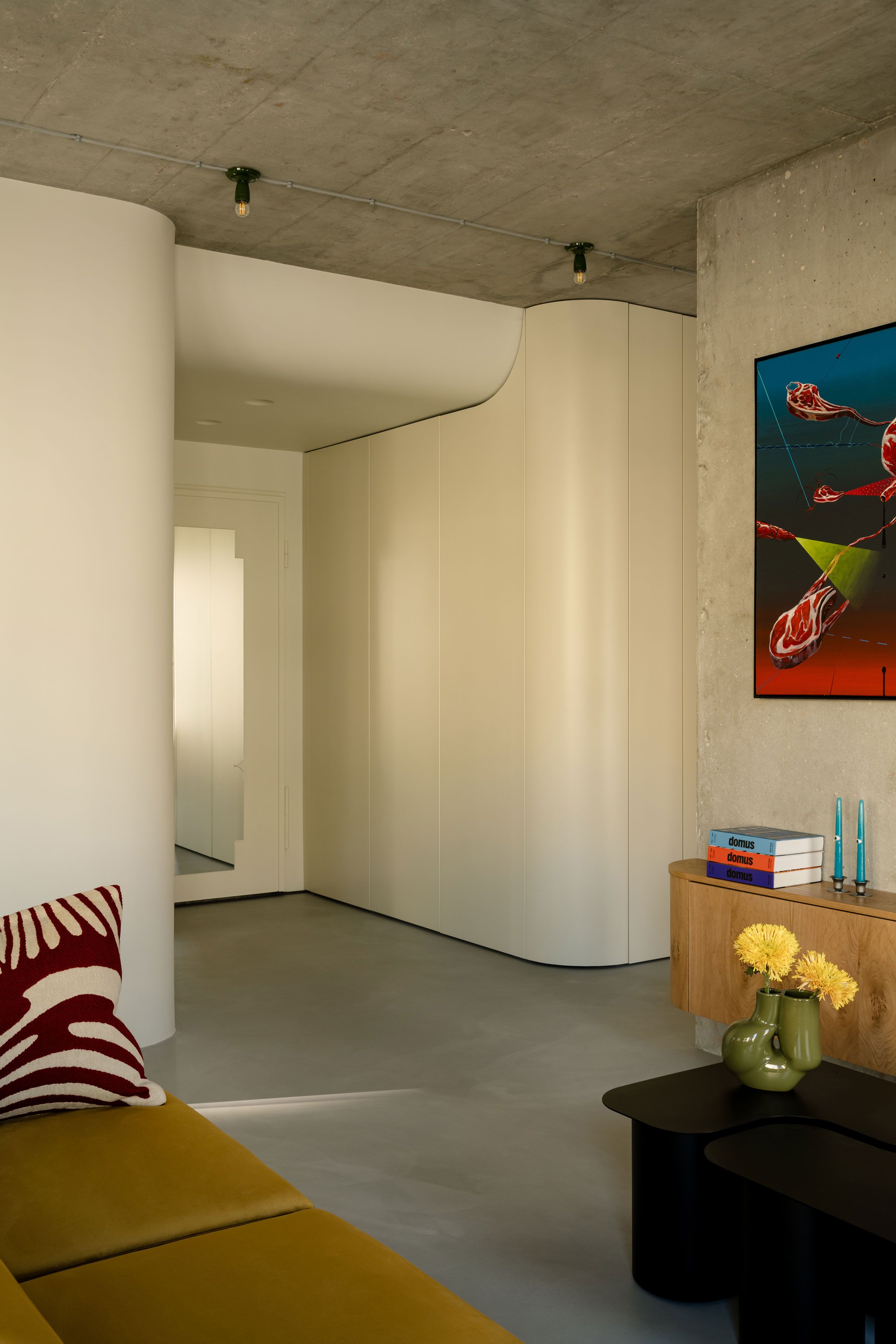 Concrete & Curiosity: Inside A Maximalist Apartment At Port Praski, Warsaw