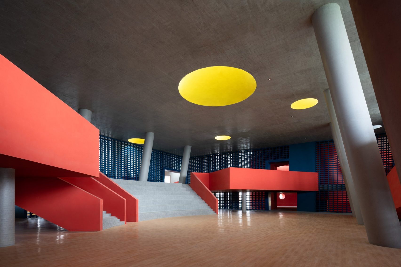 Approach Design Studio’s Colorful “Floating City” for Huizhen High School