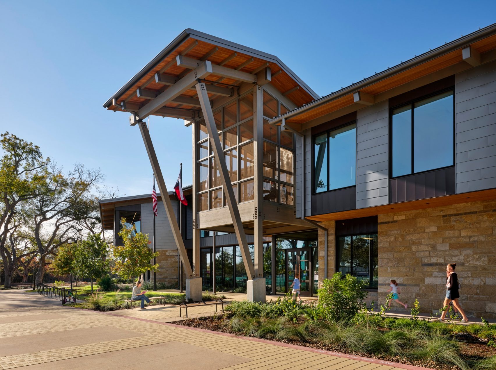 Cedar Park Public Library: A Porch Shaping the Future of Communal Learning