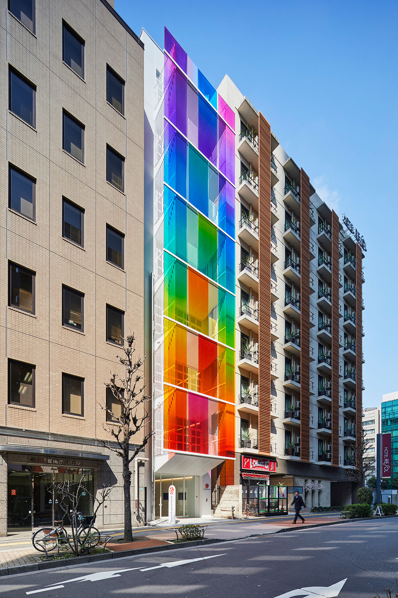 Tinted Light And Colored Glass In Modern Buildings