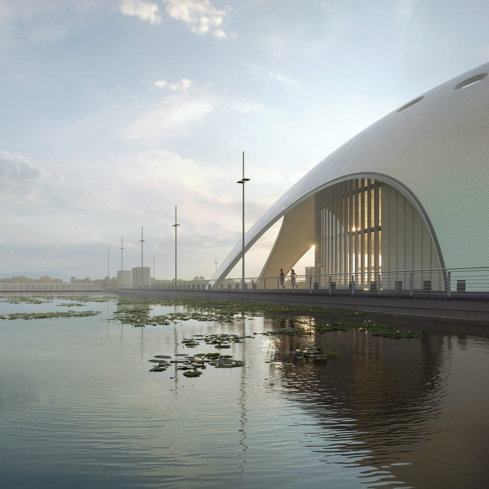 The Levitation of Sound: Renzo Piano and PTW Sculpt an 'Isola della Musica' on Hanoi’s Waters