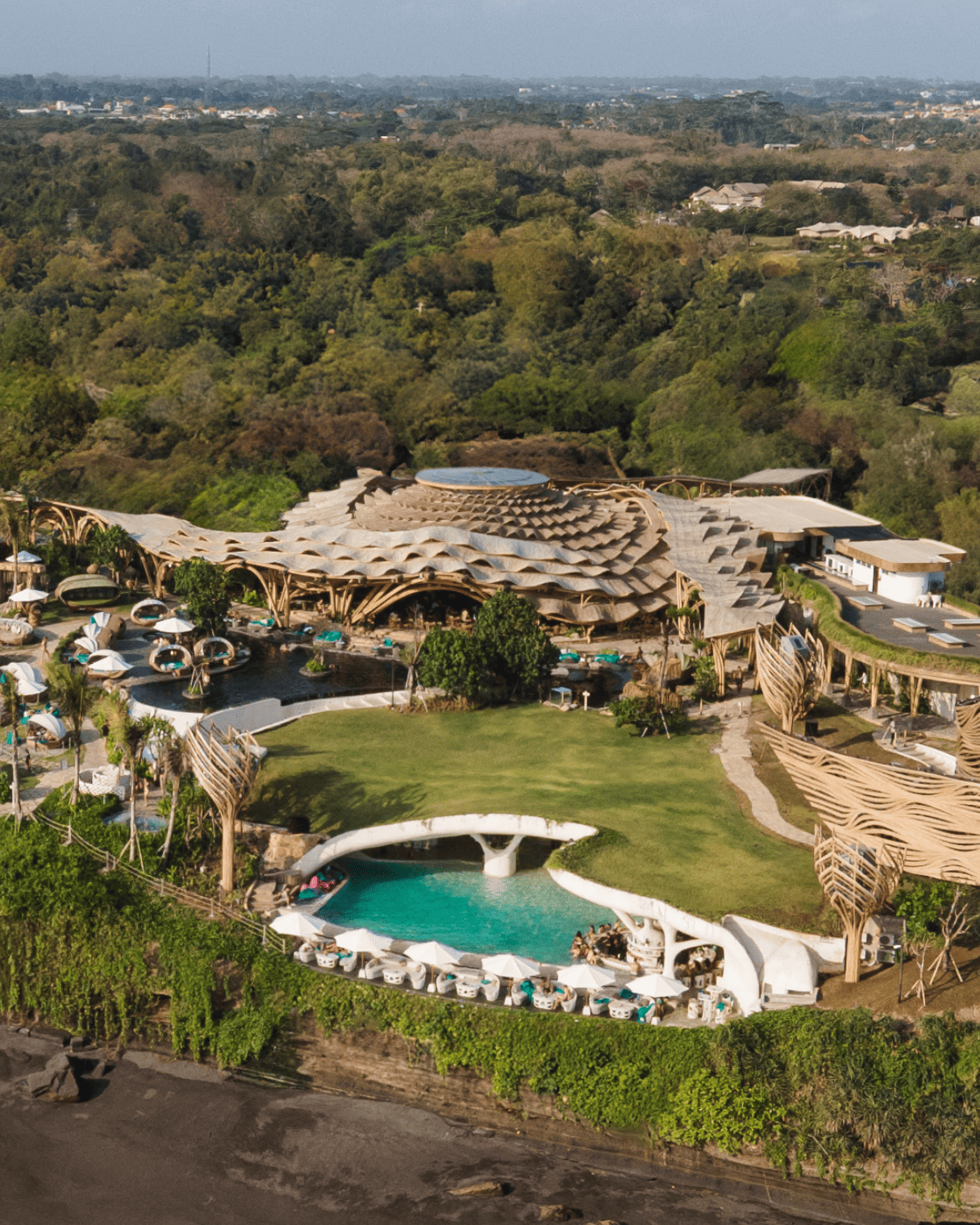 Luna Beach Club: A Vortex Above, A Cave Below