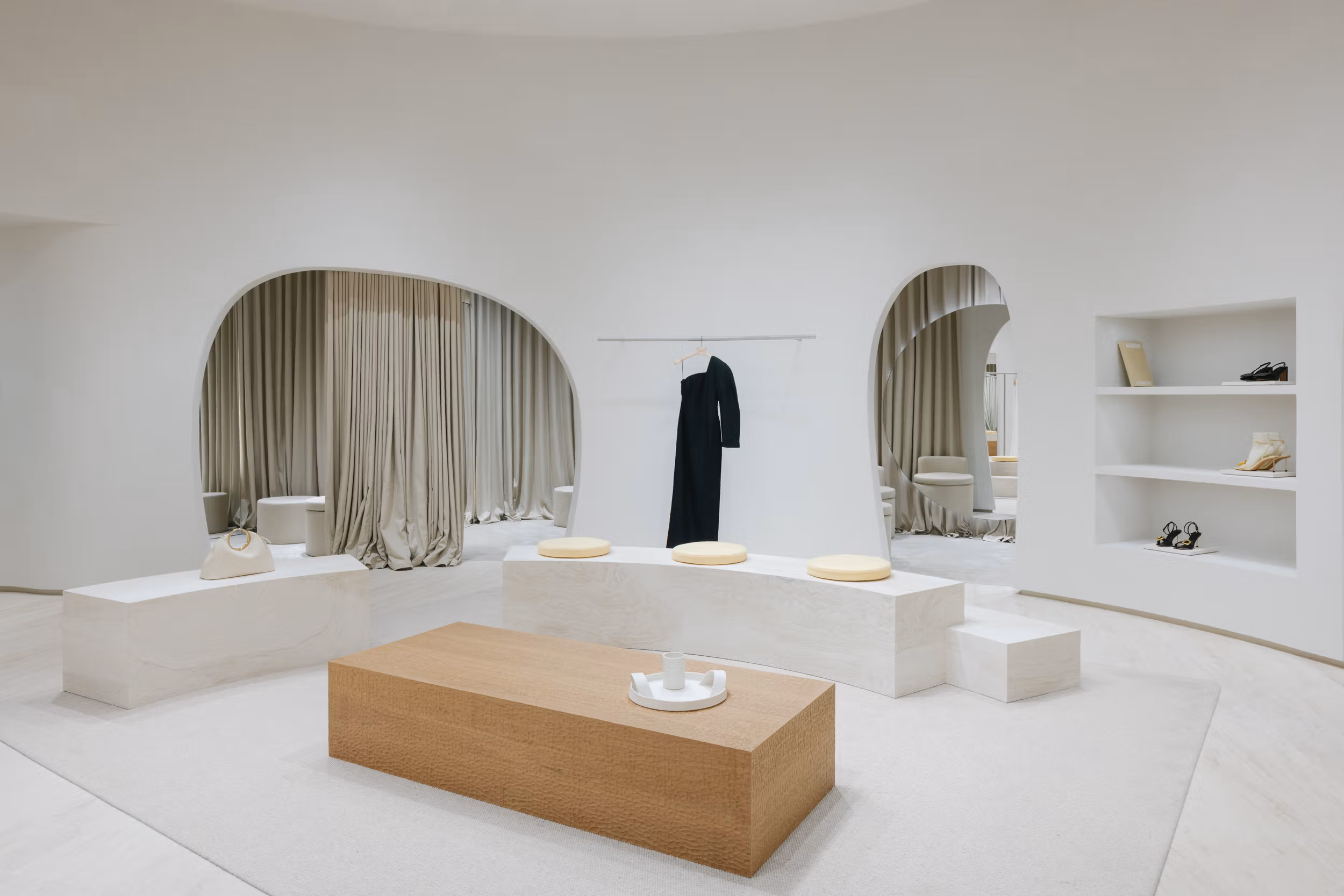 Monochrome Immersion: Inside Jacquemus’ Playful Spatial Experiments