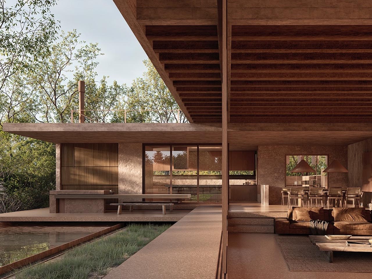 Top Picks - 7 Terracotta Houses Celebrating Texture, Light, And Earth