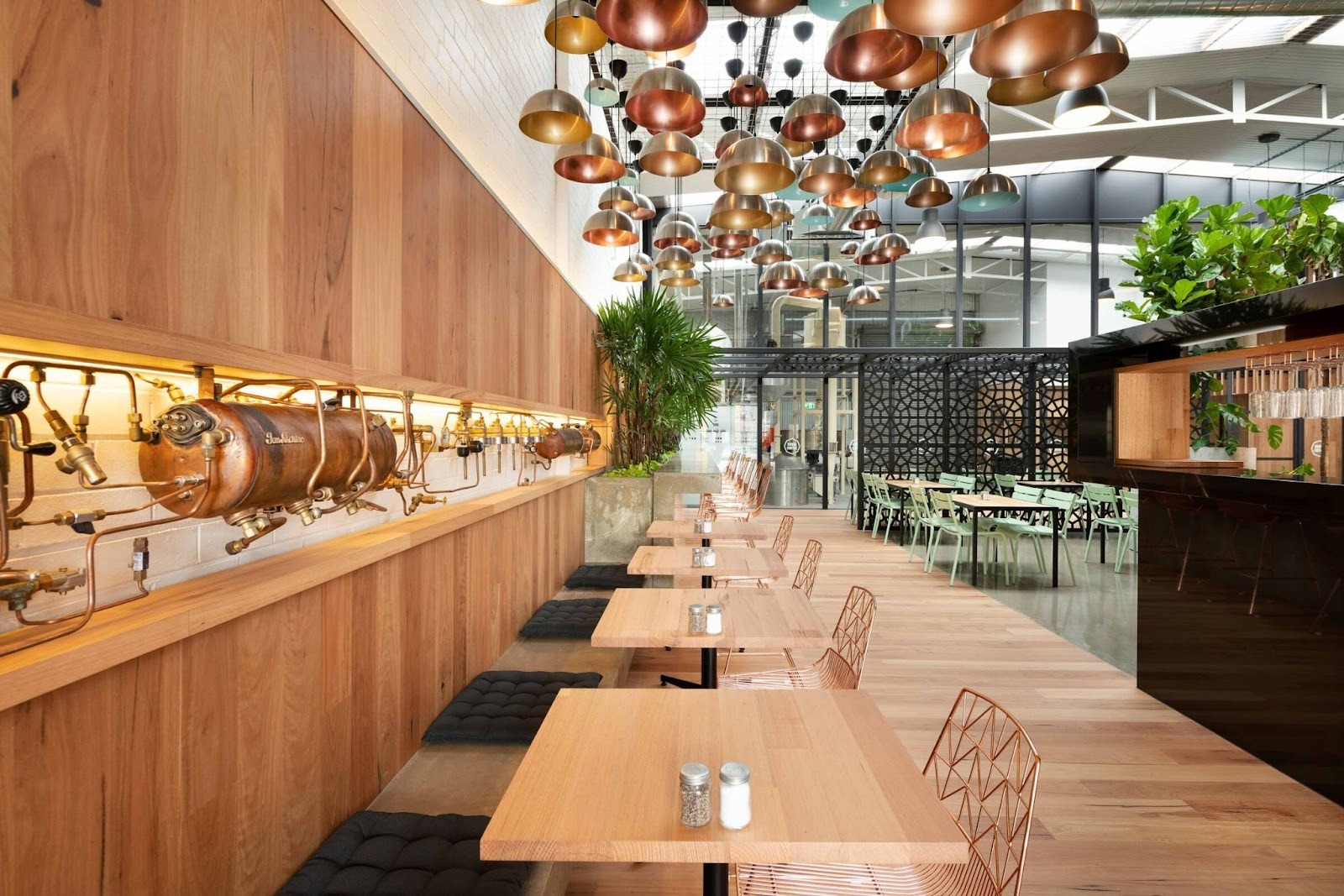 Rubia Café by pcg. Architects: Industrial Heritage Transformed into Warm Community Hub