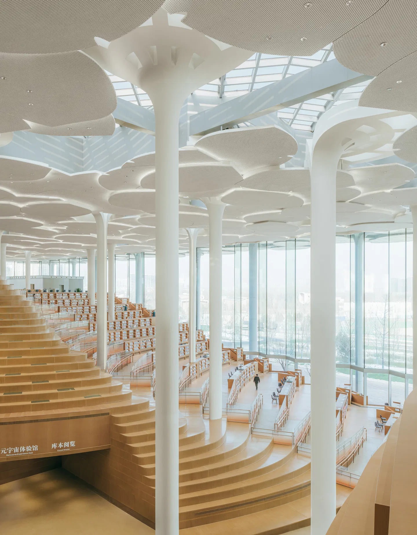 Snøhetta’s Beijing City Library Redefines the Civic Cathedral