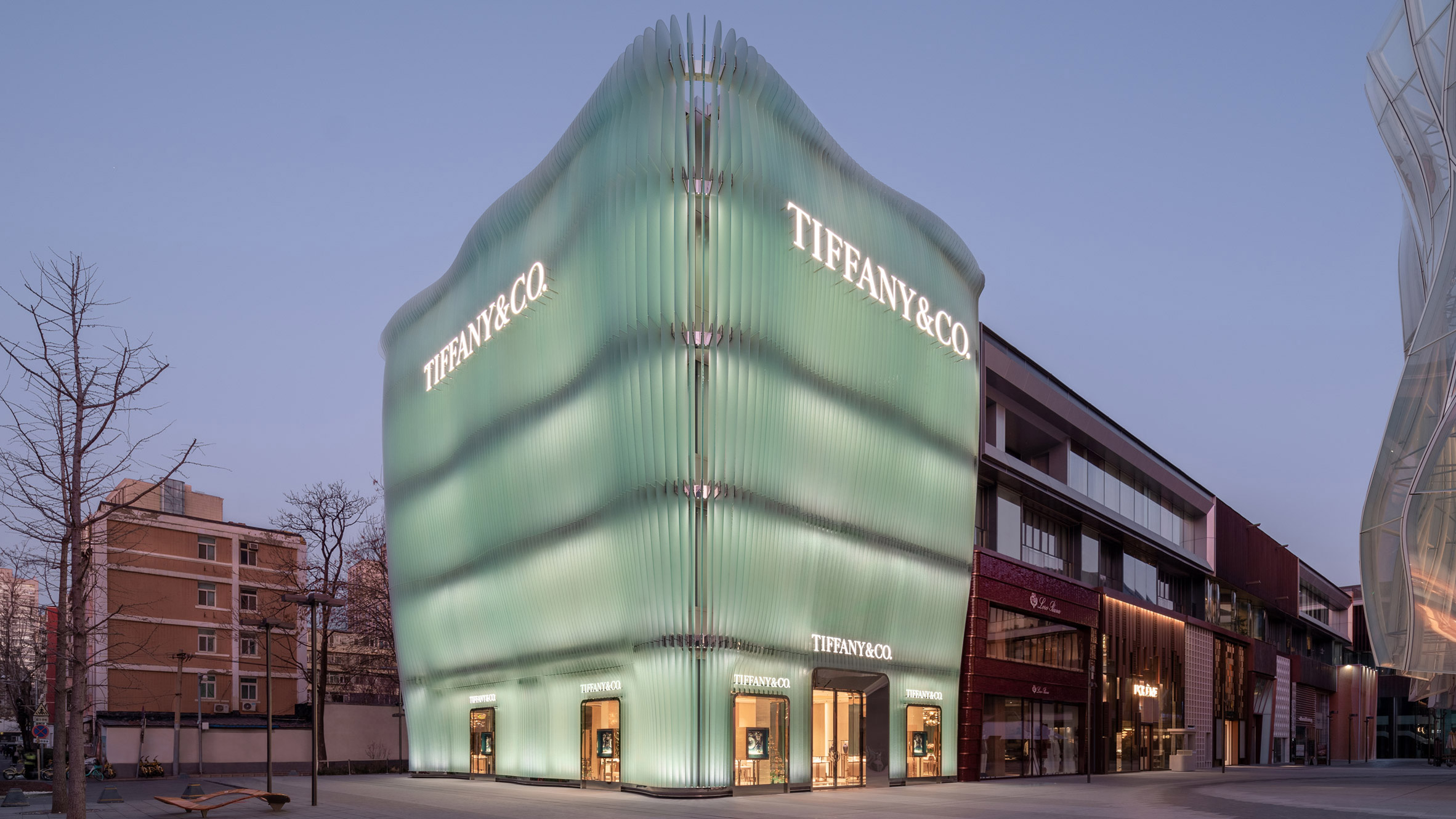 The Radiant Veil: MVRDV Unveils a 3D Printed Masterpiece for Tiffany & Co. in Beijing