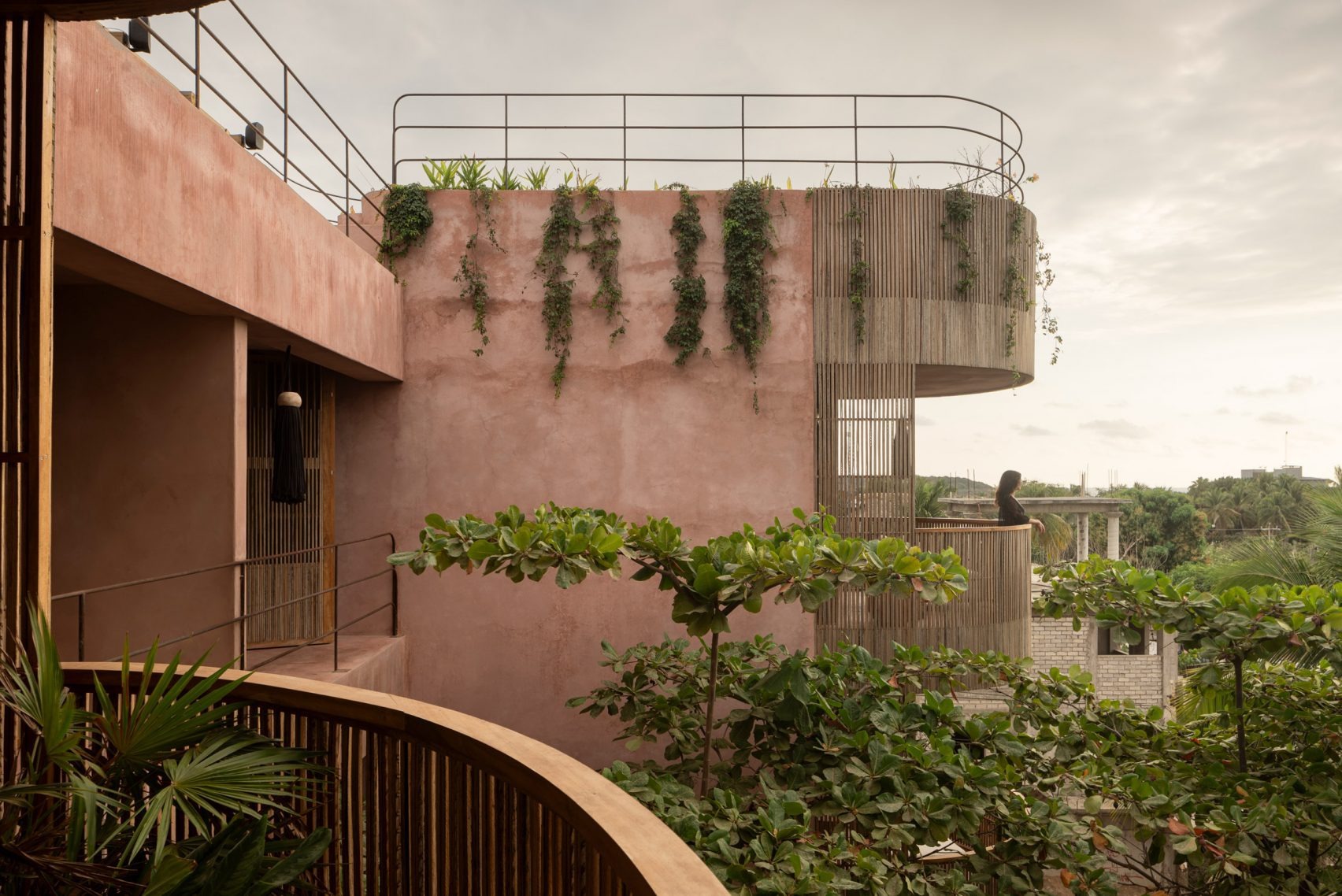 The Rose-Hued Cavern: Estudio Carroll Sculpts a Soft Sanctuary in Puerto Escondido