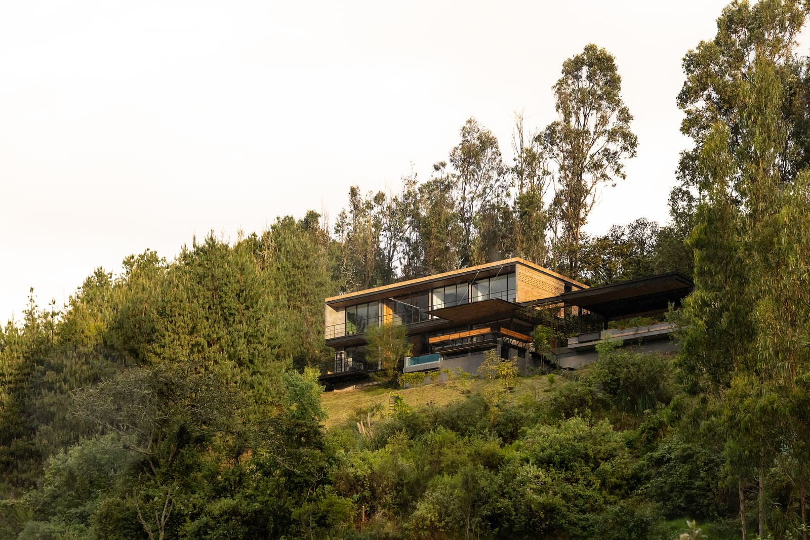 A House That Learns from Slope and Pine