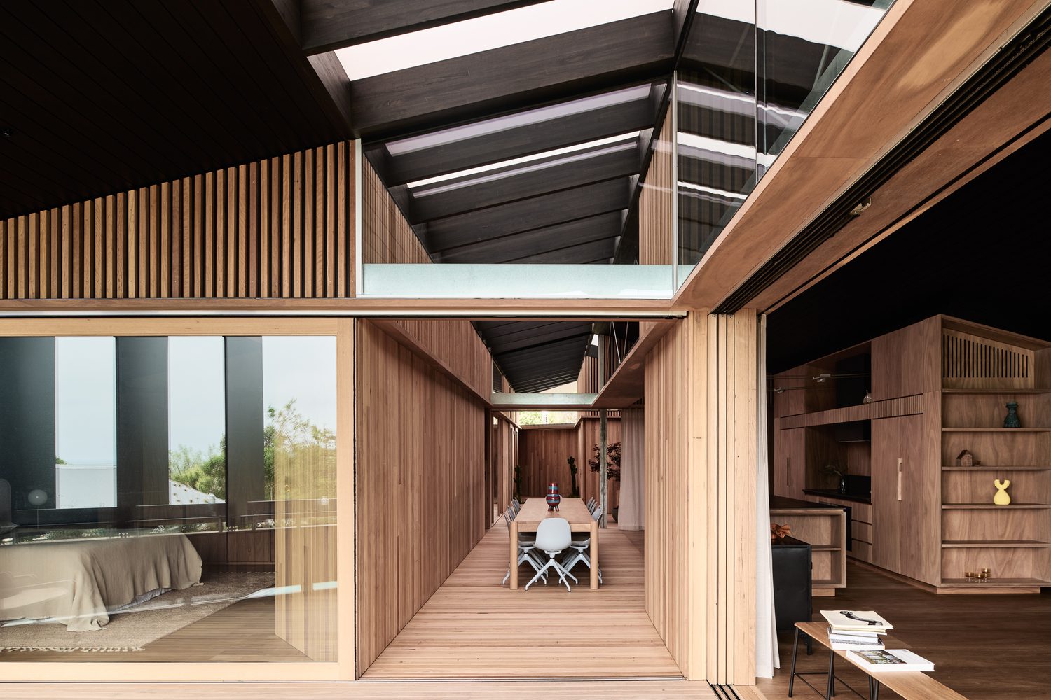 FIGR Architecture Studio’s Kross House Hovers Above Mount Martha With A Pavilion-style Layout