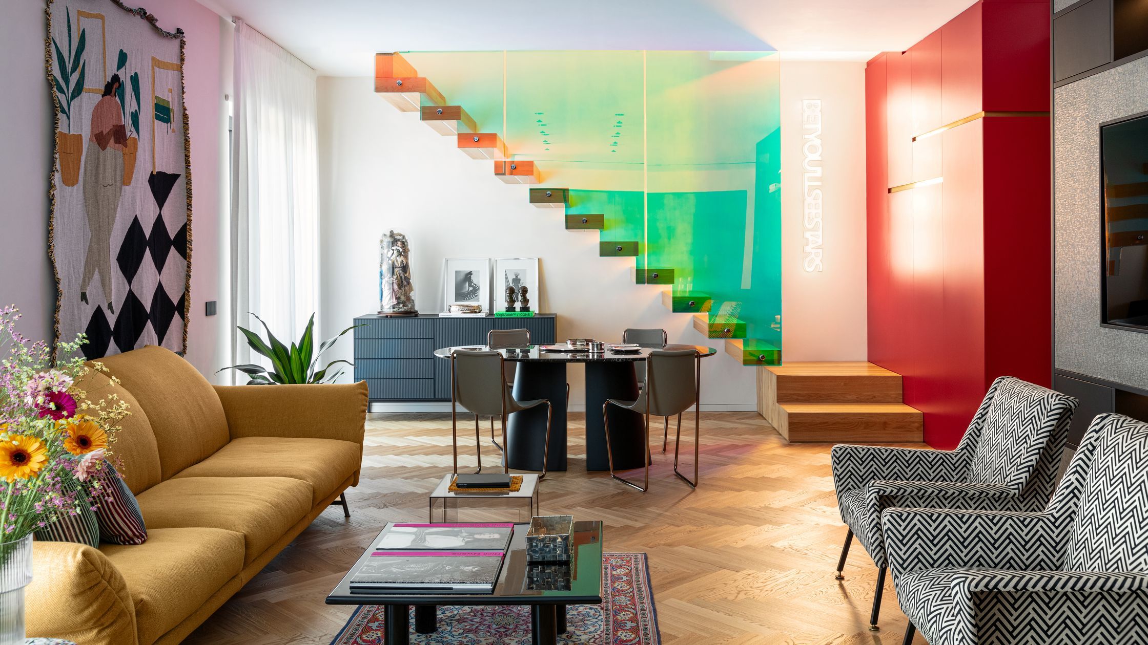 Top Picks - 9 Residential Interiors Where Color Shapes Spatial Experience