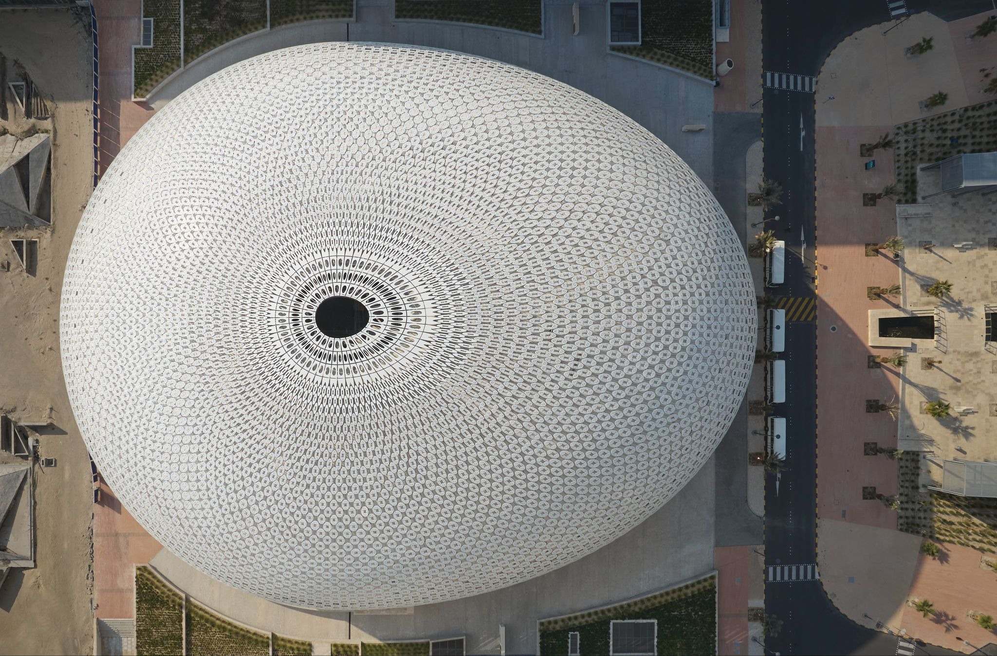 The Mathematical Oasis: SOM Weaves Shadow and Geometry at Kuwait University
