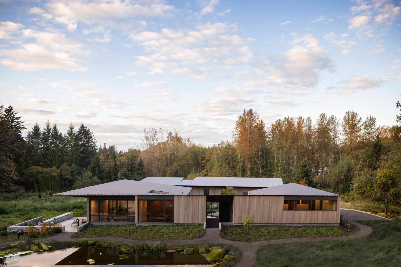 The Rhythmic Impluvium: Wittman Estes Architectures the Rain in Snohomish
