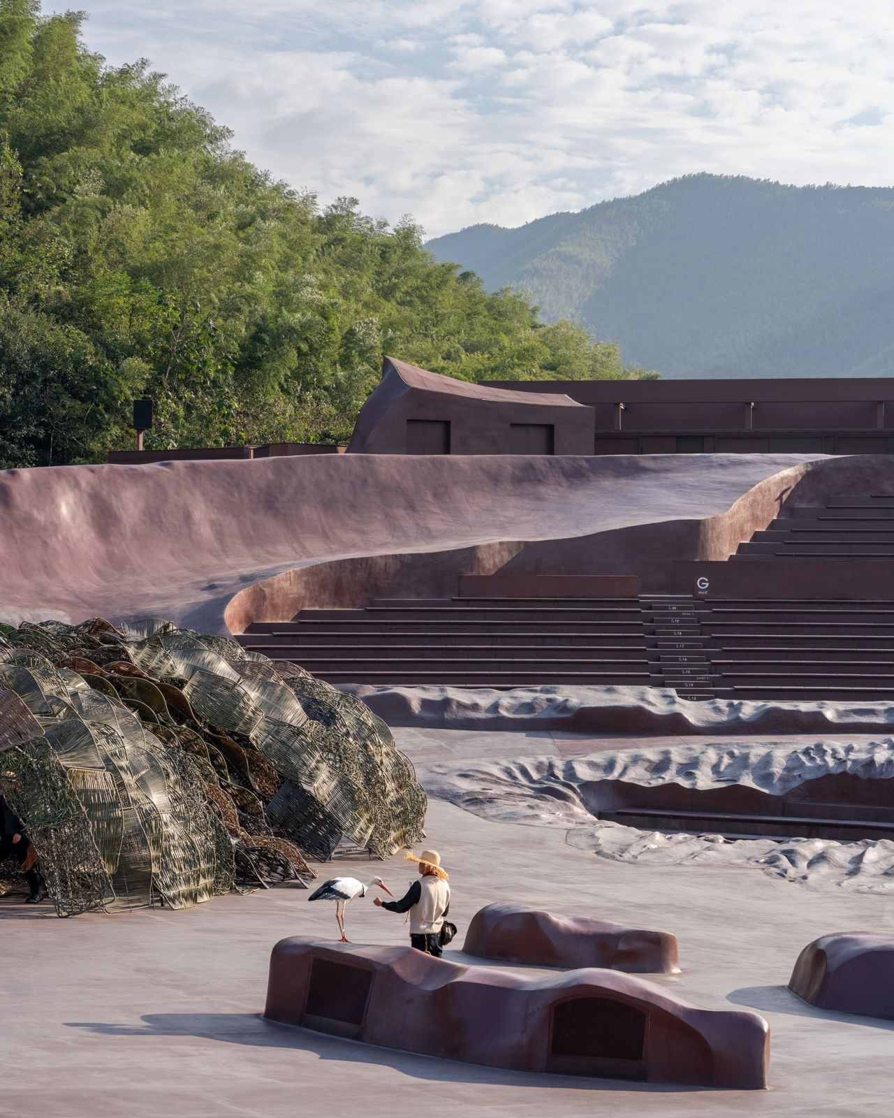 Where Birds And Humans Take the Stage: A New Kind Of Open-air Theater In China