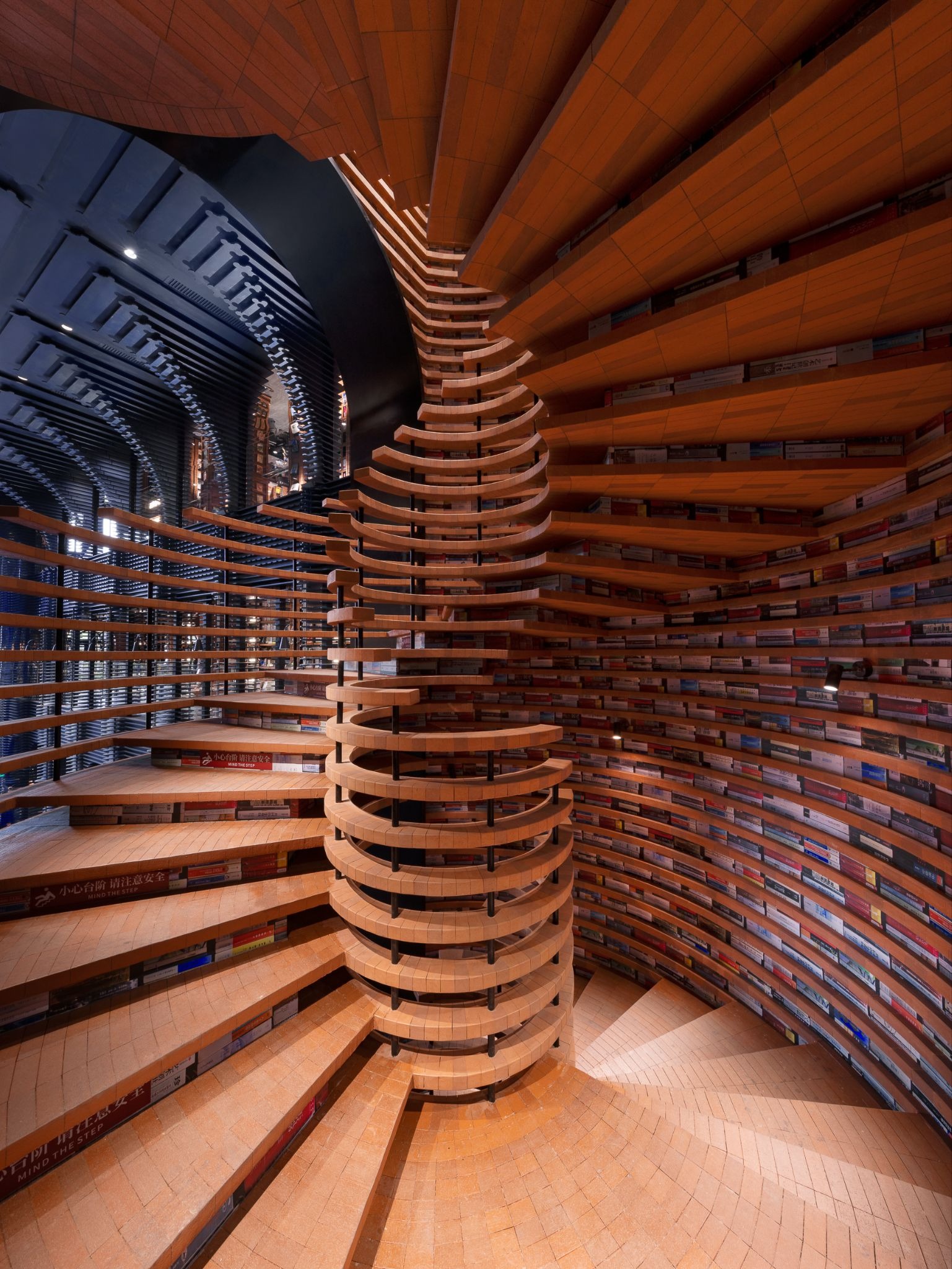 Brick, Steel & Storytelling: Tianjin Zhongshuge by X+Living Transforms Bookstore Architecture