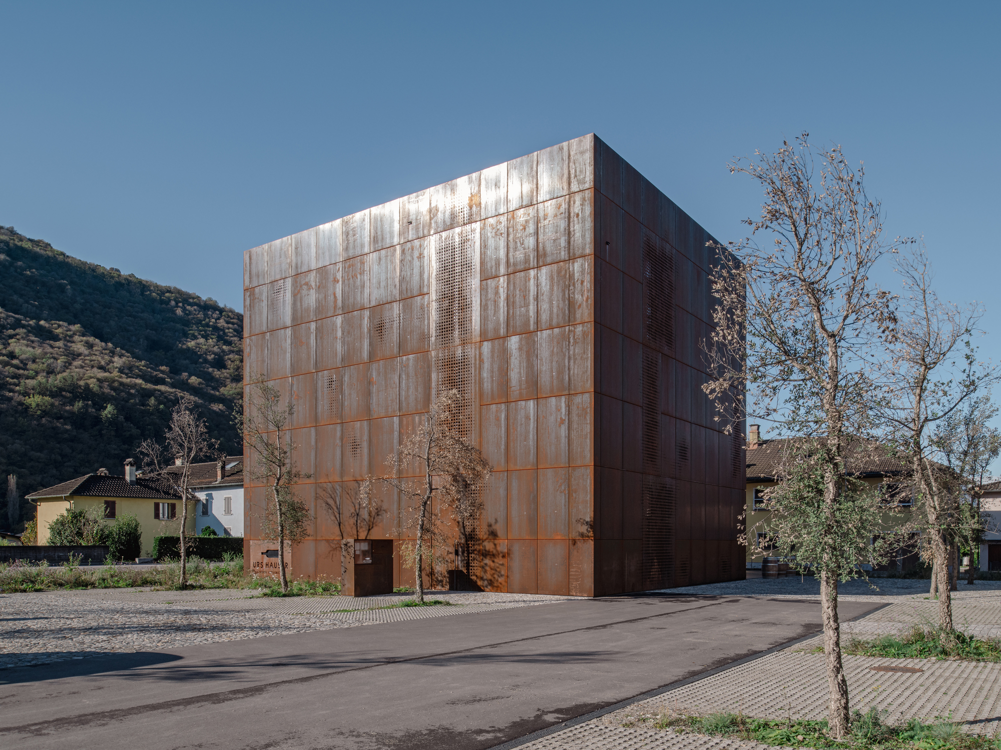 How a Three-Story Winery Challenges the Industrial Typology in Canton Ticino