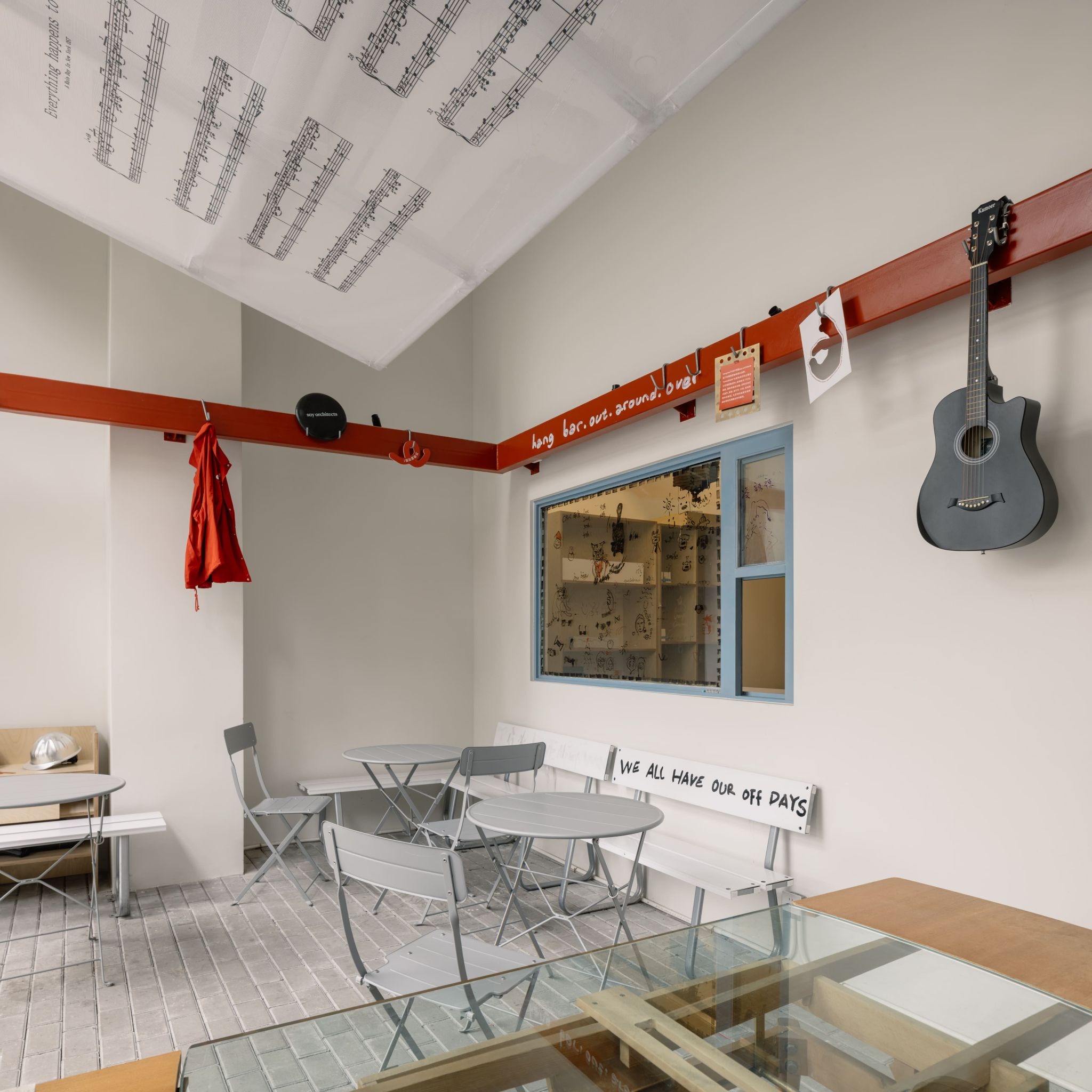 SAY Architects Designs A Column-Free Space Integrating Work, Leisure, and Community