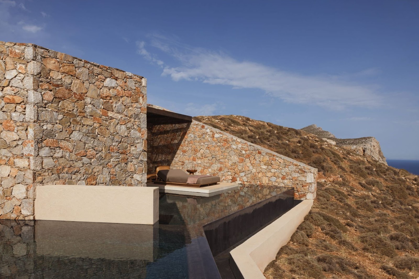 Block722 Carves the Gundari Resort into the Folegandros Cliffs