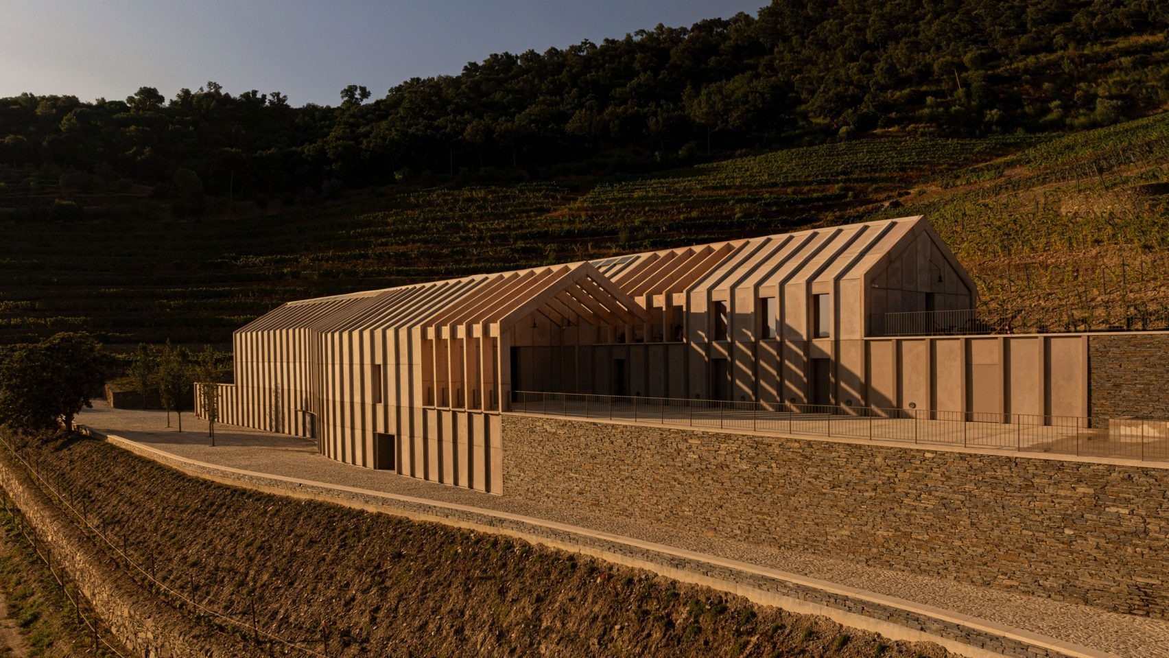 Quinta de Adorigo Winery by Atelier Sérgio Rebelo: Terraced Elegance and Vineyards in Motion