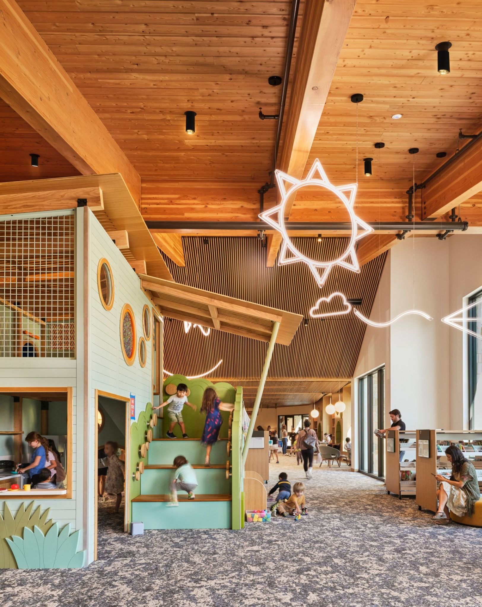 Cedar Park Public Library: A Porch Shaping the Future of Communal Learning