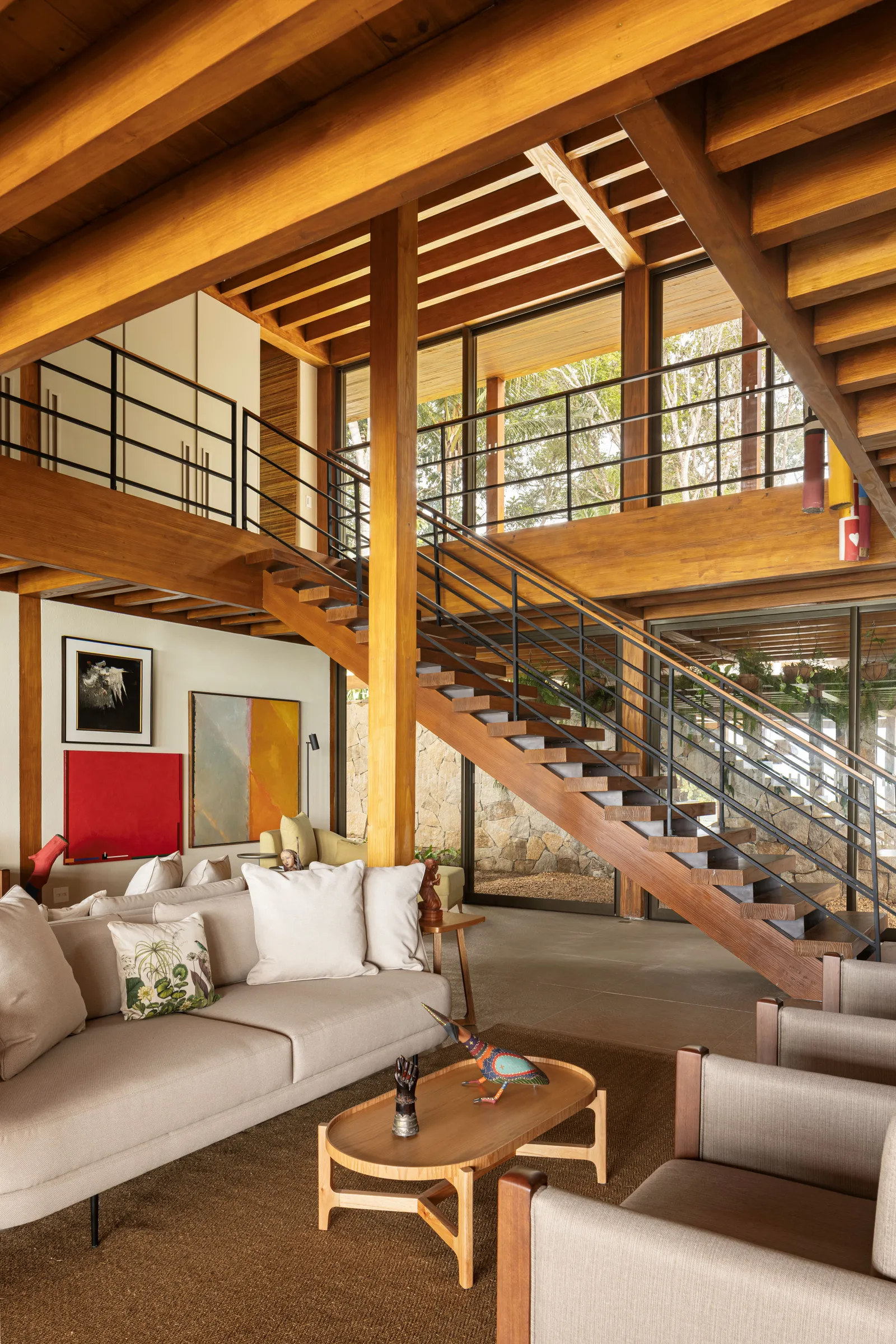 Top Picks - 10 Contemporary House Interiors Where Timber Takes The Lead