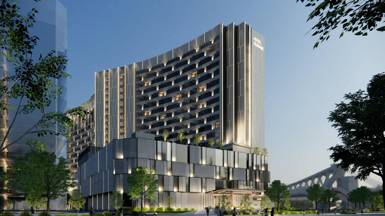 Dhawa Hanoi and The Lakeside Complex: A Landmark Development Overlooking a Lake, Featuring a Five-Star Hotel and LEED-Certified Office Building, Master Planned and Designed by RSP