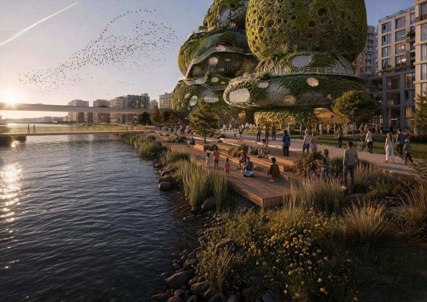MVRDV's Rotterdam ROCKS Reimagines the Riverfront as Vertical Landscape