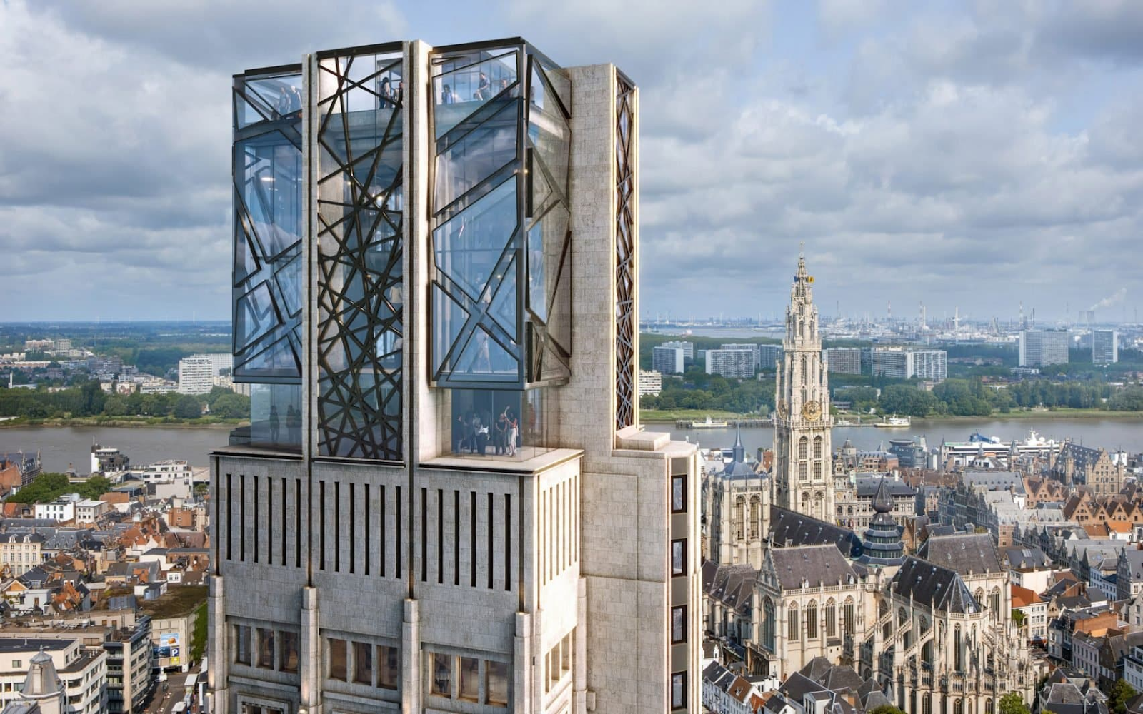 Studio Libeskind to Transform Antwerp’s Boerentoren into a Cultural Landmark