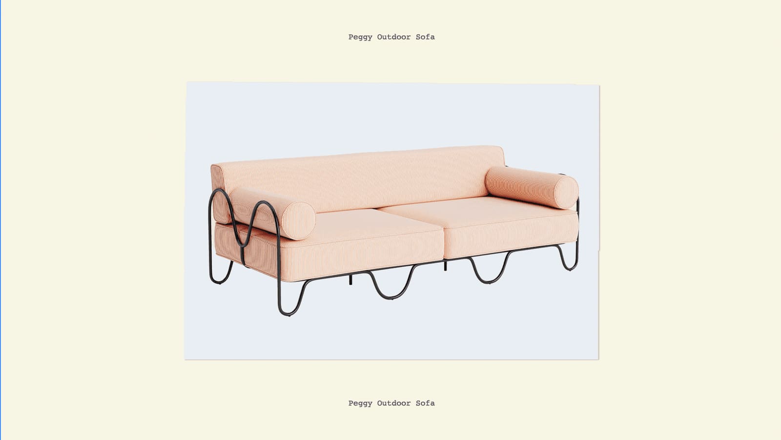 Wave Theory: When a Single Outdoor Sofa Redefines the Patio
