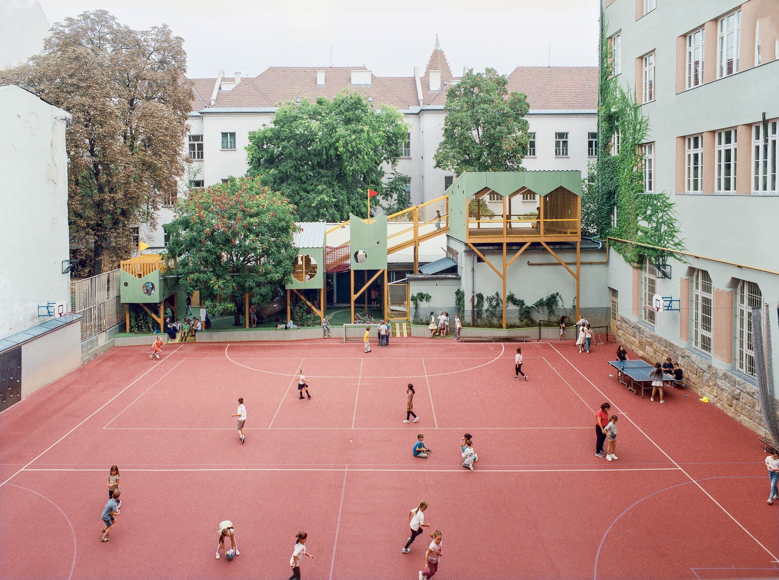 When the Schoolyard Becomes a Forest: Designing Upward in Dense Urban Schools
