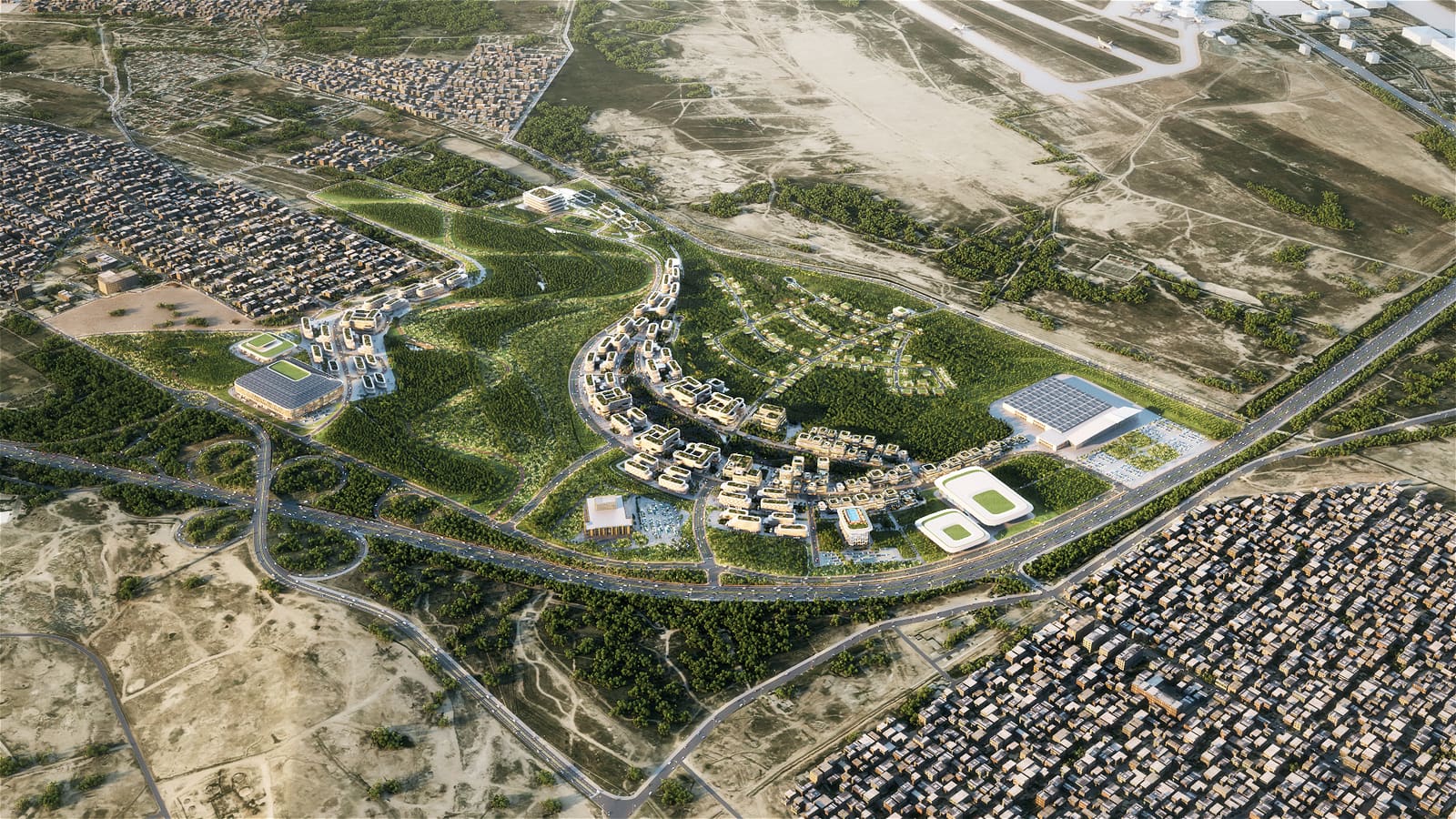 When a Forest Shapes the City: ZHA's Baku Masterplan Builds Around 18,000 Trees